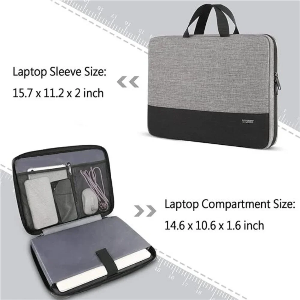 Laptop Case, 15.6 inch TSA Laptop Sleeve Computer Bag Water Resistant